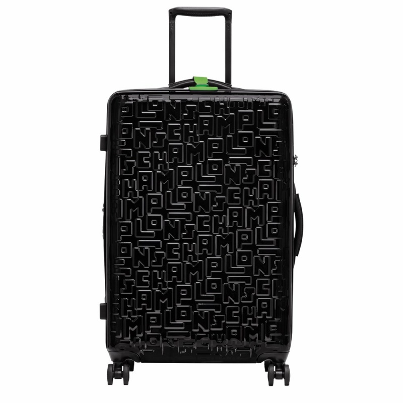 Black Longchamp LGP Travel L Women's Suitcases